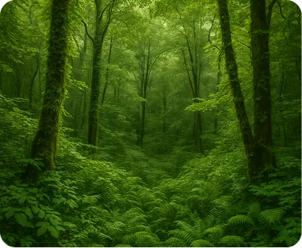 Trees saved in 2023/24 and 50 tons of waste converted into fuel.